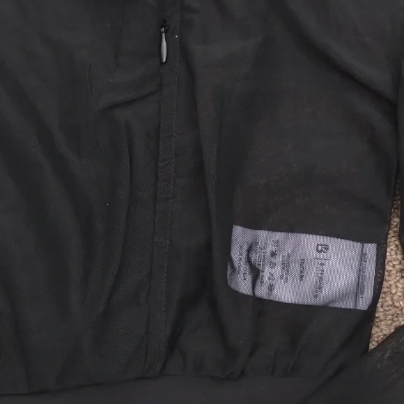 Buff Bunny Black Mesh Zip Up Crop Jacket - Picture 2 of 4